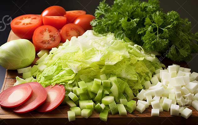 GELGOOG reference: processing leafy vegetables