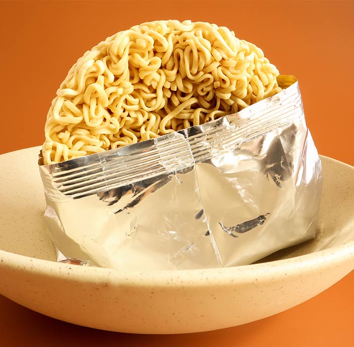 تعبئة النودلز