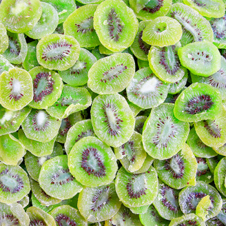 Tranches de kiwi séchées