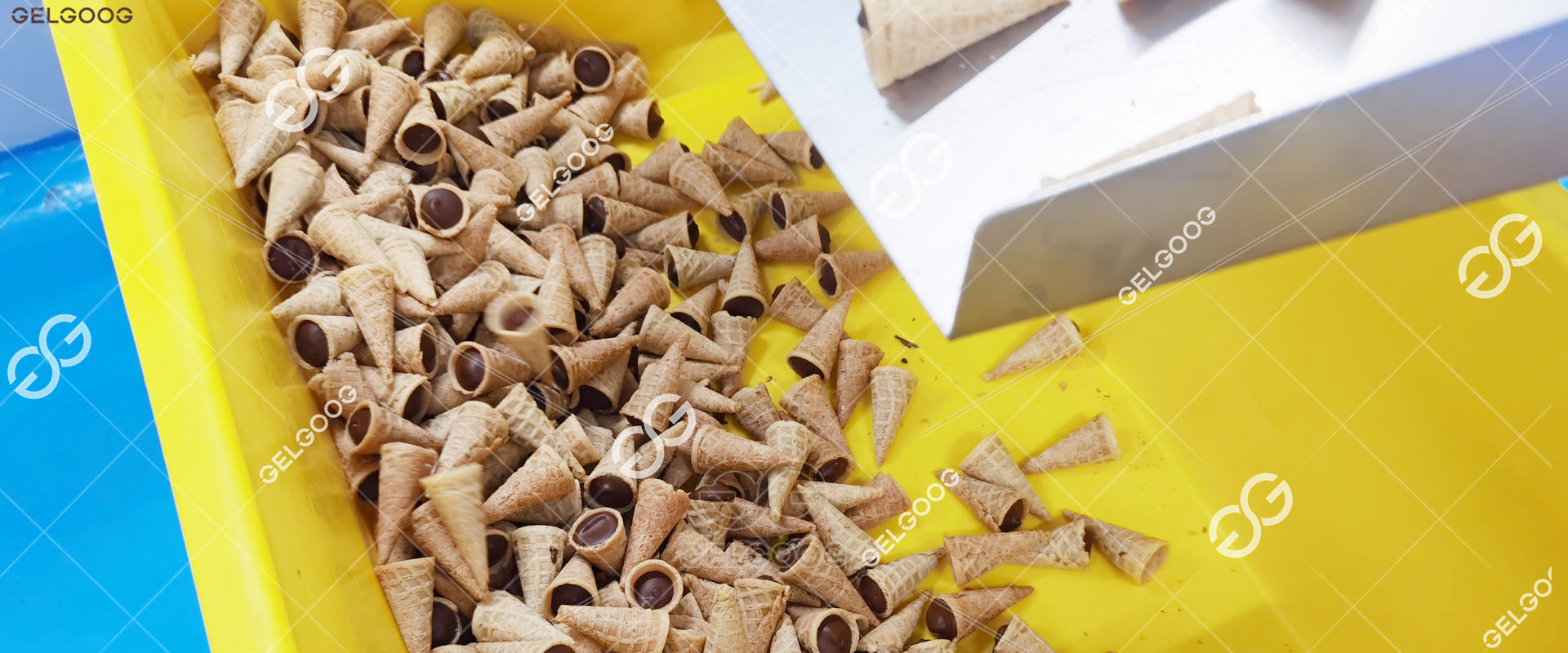 Automatic Mini Chocolate Ice Cream Cones Production Line