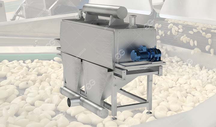 Machine entièrement automatique de séparation et de pelage de l’ail à vendre