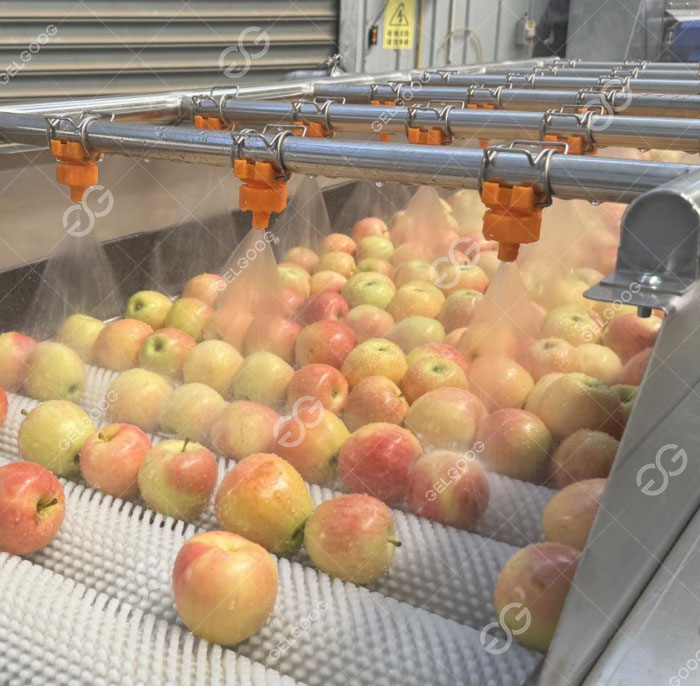 Apple washing